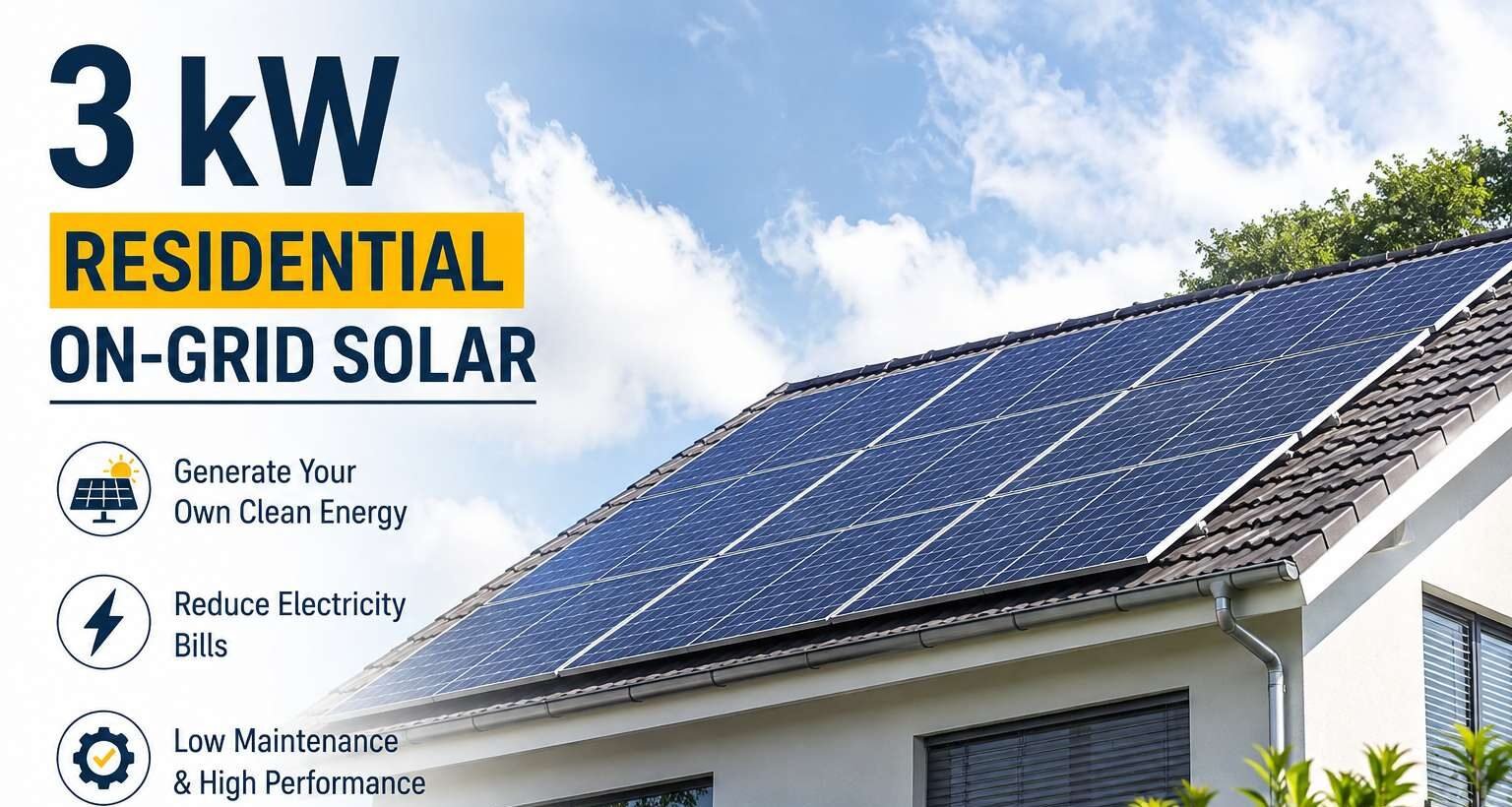 3 kW Solar System